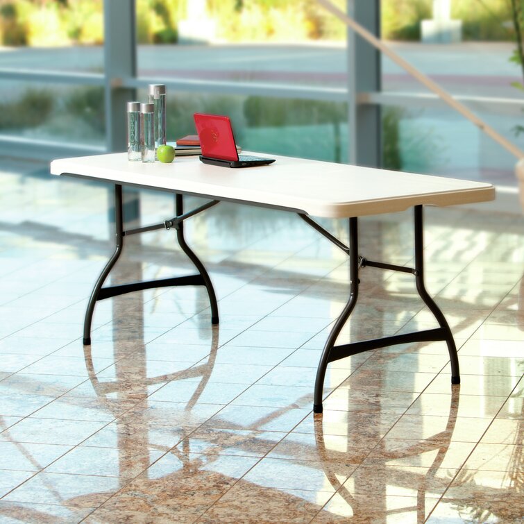 6 foot best sale wood folding table